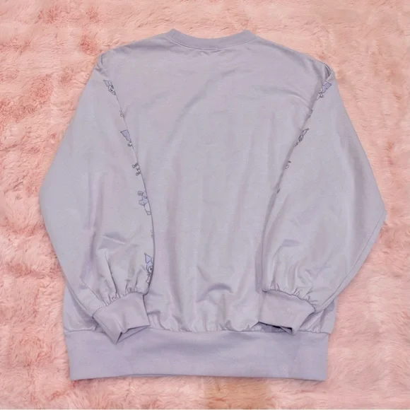 Sanrio Kuromi Cherry Love Light Purple Sweater - Picture 3 of 5